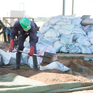 4. Safisana composting process at recycling plant